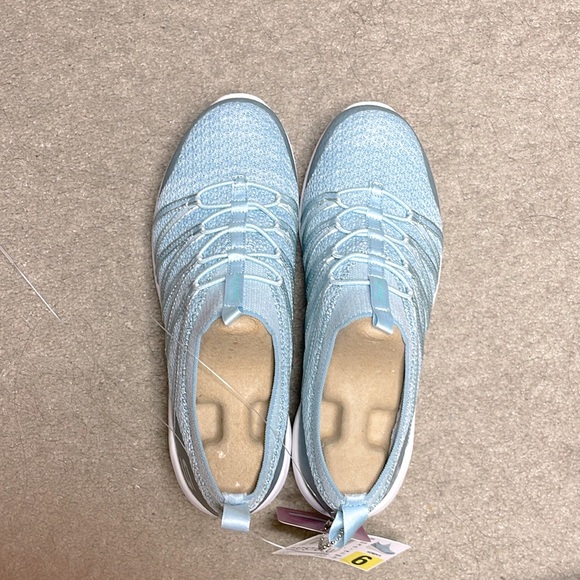 Skechers Arya Ladies Slip On Shoe Air Cooled Memory Foam US Size 6 Blue - Picture 3 of 10